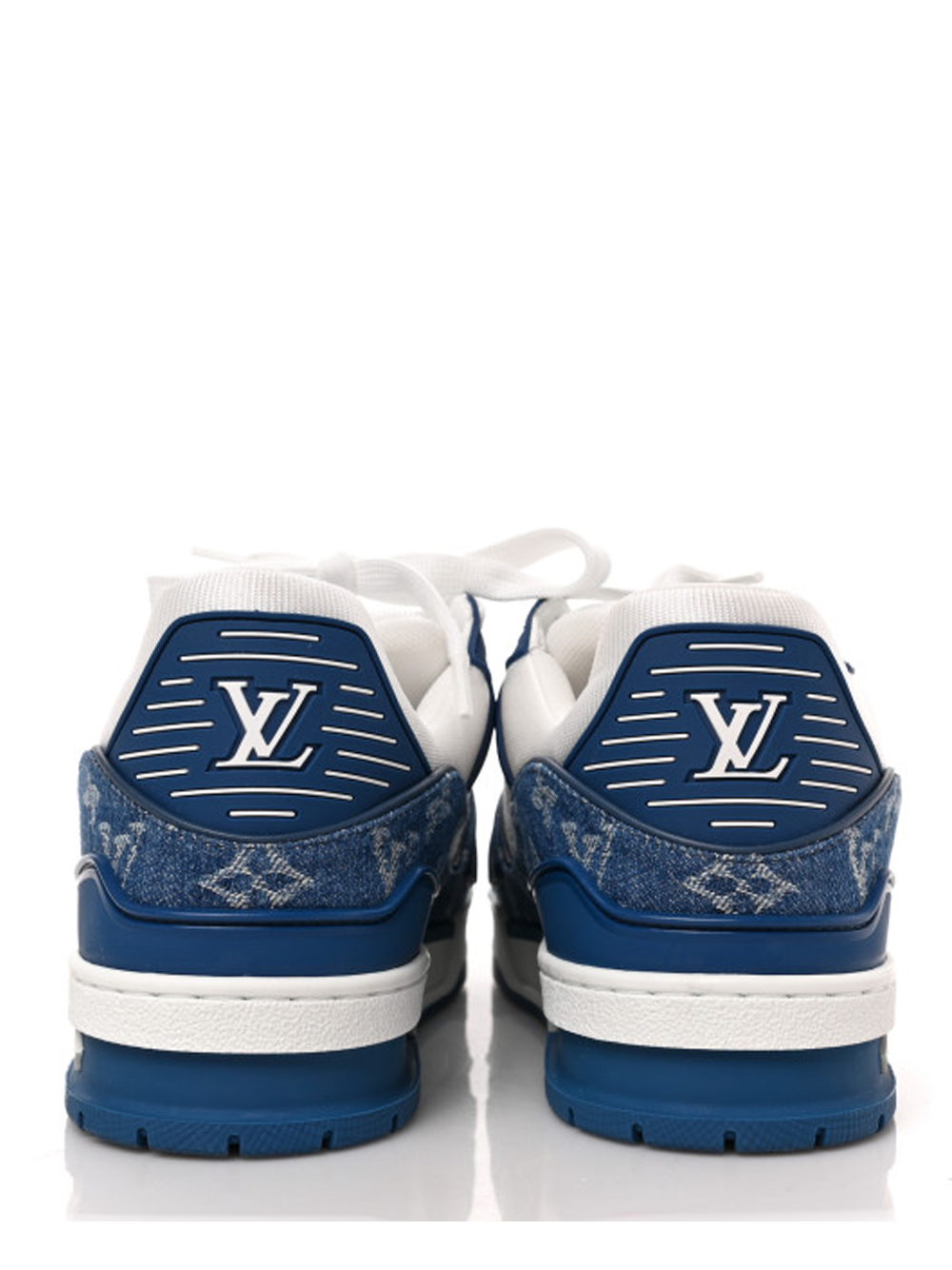 LOUIS VUITTON TRAINER WHITE BLUE