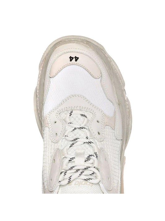 BALENCIAGA TRIPLE S CLEAR SOLE WHITE FOR HER