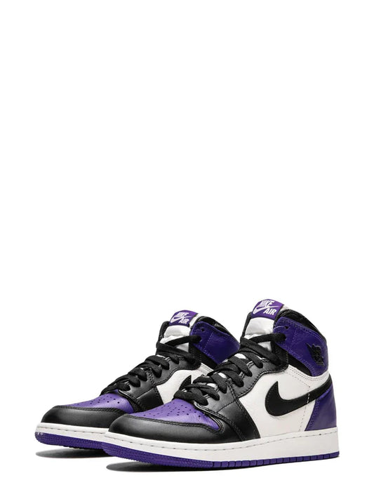 JORDAN RETRO 1 HIGH COURT PURPLE LEATHER SEMI UA
