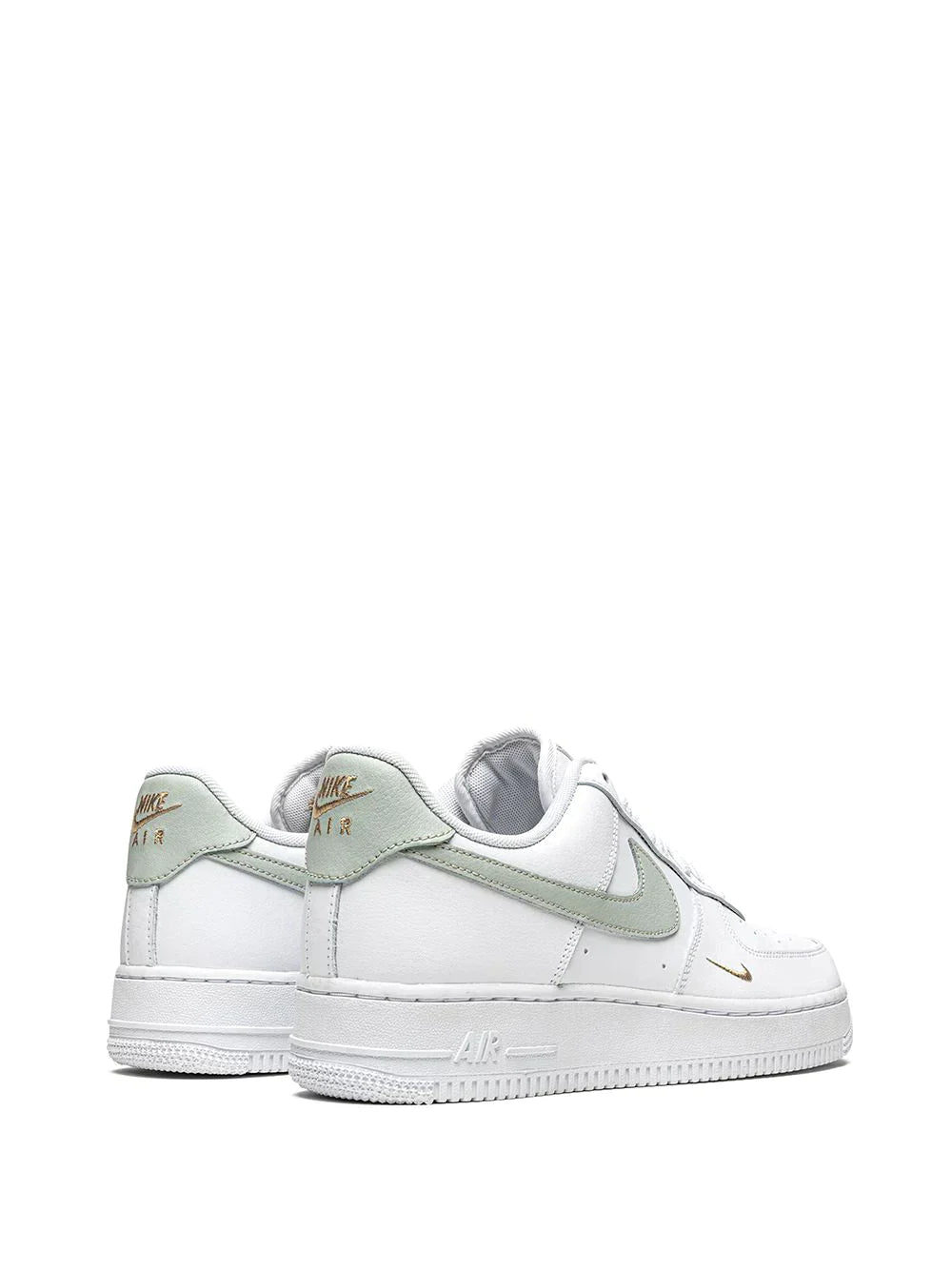 AIRFORCE 1 07 MINI SWOOSH WHITE GREY GOLD