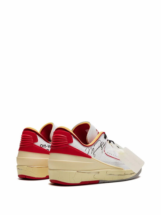 JORDAN 2 LOW OFF WHITE X CHICAGO WHITE RED