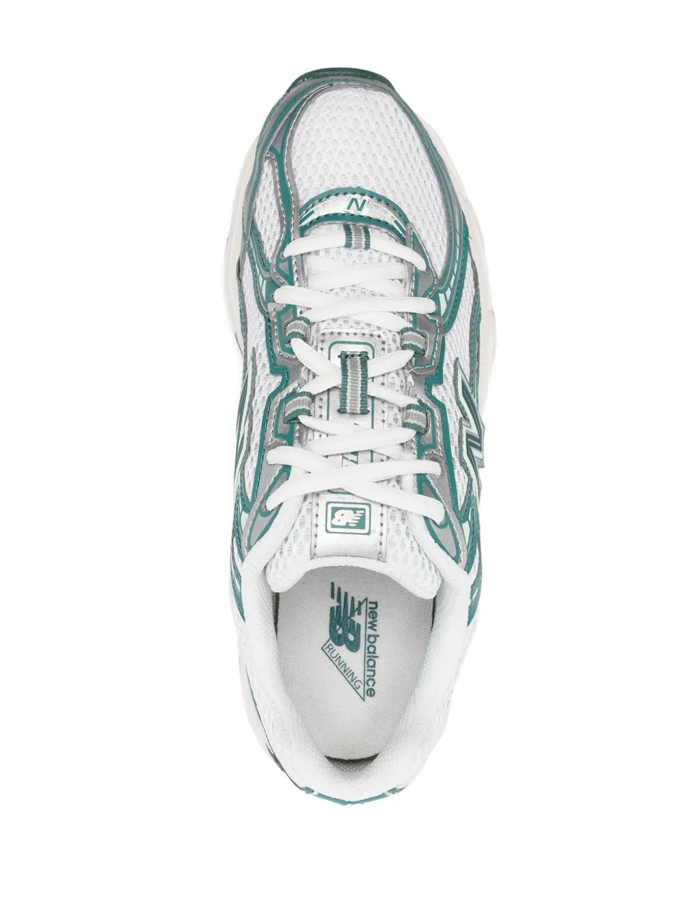NEW BALANCE 740 TRAINERS WHITE MARSH GREEN