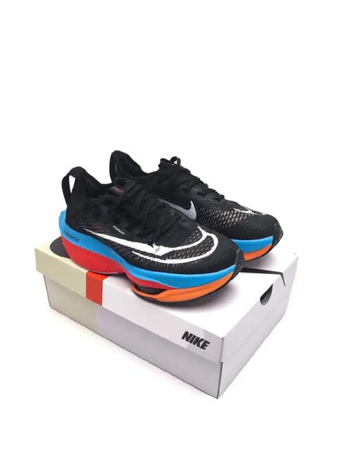 NIKEE AIR ZOOM ALPHAFLY NEXT 2 BLACK BLUE RED ORANGE