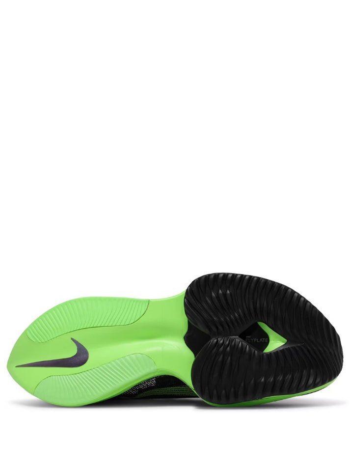 NIKE AIR ZOOM ALPHAFLY NEXT BLACK GREEN