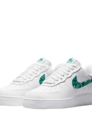 NIKE AIRFORCE 1 LOW PAISLEY WORN GREEN