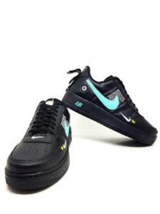 NIKE AIRFORCE 1 LOW UTILITY BLACK BLUE