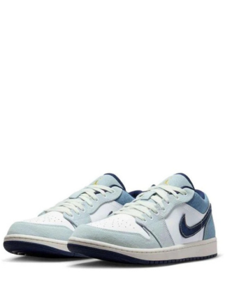 AIR JORDAN RETRO 1 LOW DENIM STAR BLUE