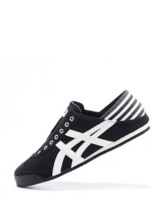 ONITSUKA TIGER SLIP ON PARTY BLACK WHITE