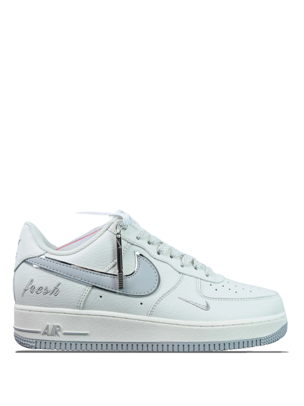 NIKE AIRFORCE 1 07 LOW KEEP FRESH BEIGE LIGHT GREY SILVER