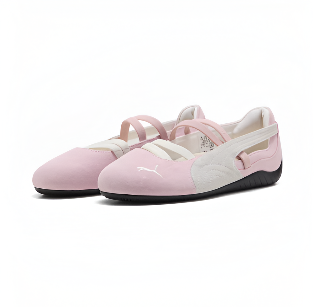 PUMAA SPEEDCAT PRM BALLET WHITE PINK for her