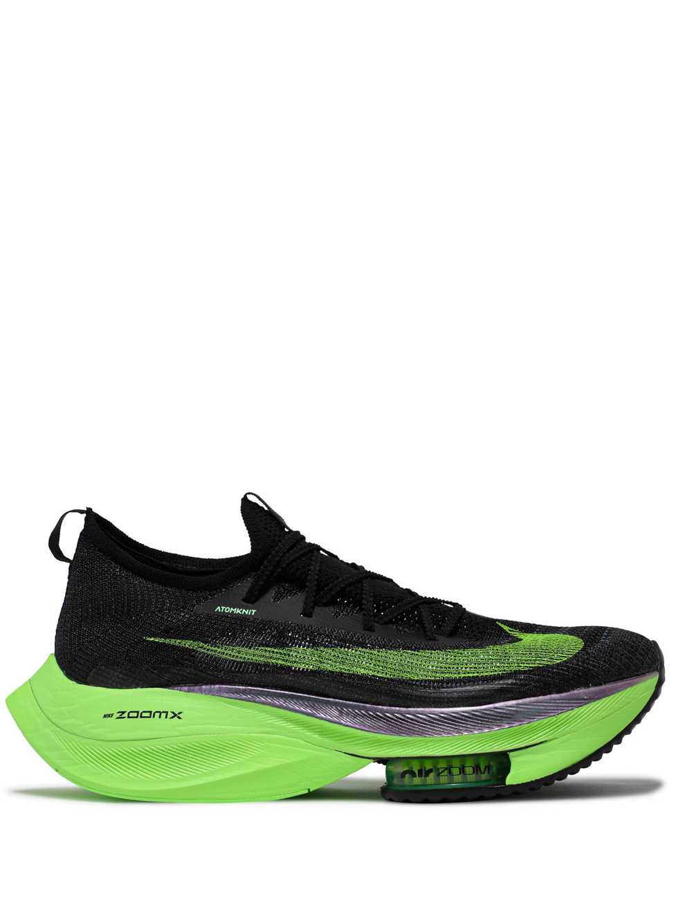 NIKE AIR ZOOM ALPHAFLY NEXT BLACK GREEN