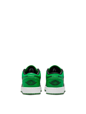 JORDAN RETRO 1 LOW BLACK LUCKY GREEN