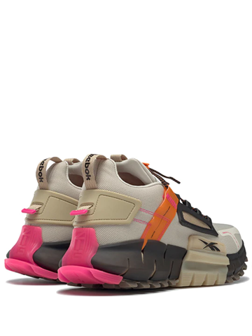 REEBOK ZIG KINETICA EDGE ALABASTER HIGH VIS ORANGE