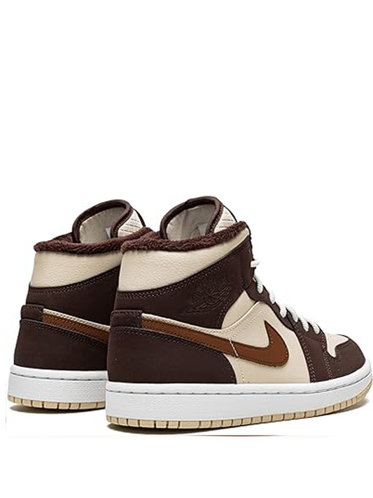 JORDAN RETRO 1 MID BROWN BASALT OATMEAL MOCHA
