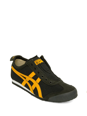 ONITSUKAA TIGER SLIP ON BLACK YELLOW