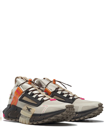 REEBOK ZIG KINETICA EDGE ALABASTER HIGH VIS ORANGE