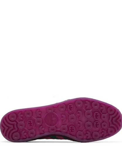 ADIDAS X GUCCI GAZELLE ORIGNAL GG CANVAS GREEN PINK