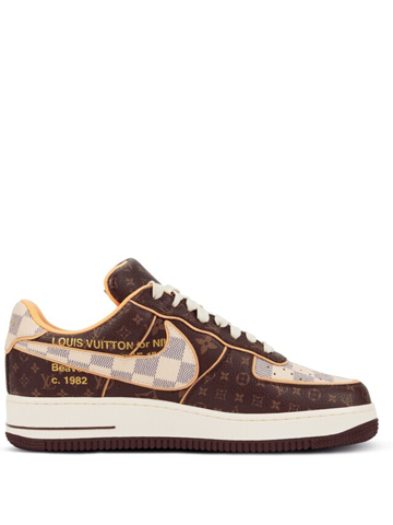 NIKEE LOUIS VUITTON X AIR FORCE 1 LOW BROWN