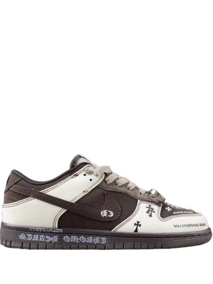 NIKE SB DUNK LOW CHROME HEART DARK BROWN