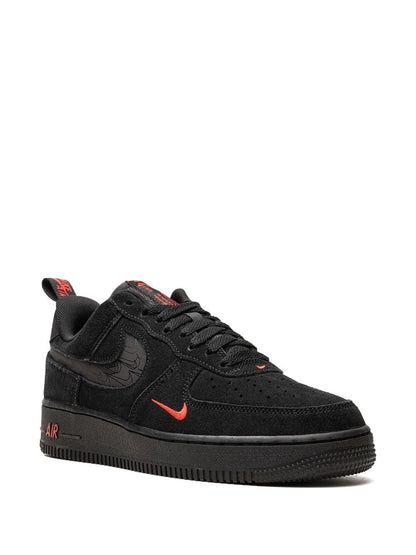AIRFORCE 1 MULTI SWOOSH BLACK CRIMSON