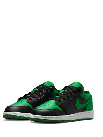 JORDAN RETRO 1 LOW BLACK LUCKY GREEN