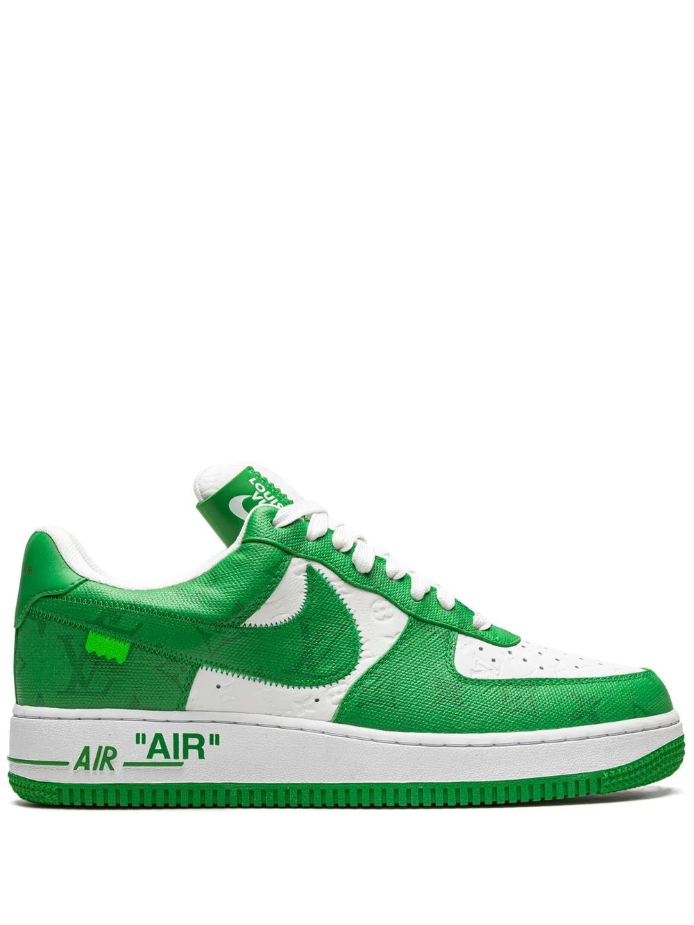 LOUIS VUITTON X NIKE AIRFORCE 1 LOW WHITE GREEN