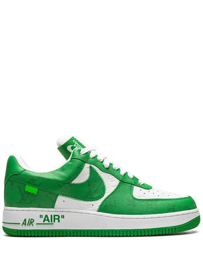 LOUIS VUITTON X NIKE AIRFORCE 1 LOW WHITE GREEN