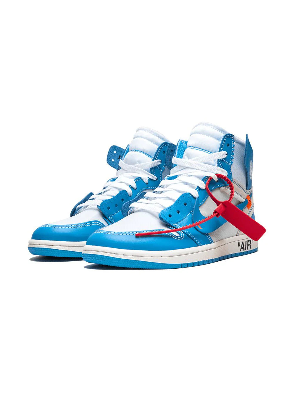 NIKE AIR JORDAN RETRO 1 OFF WHITE UNC BLUE