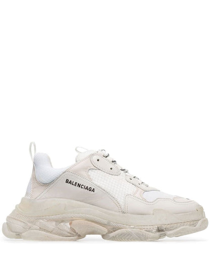 BALENCIAGA TRIPLE S CLEAR SOLE WHITE FOR HER