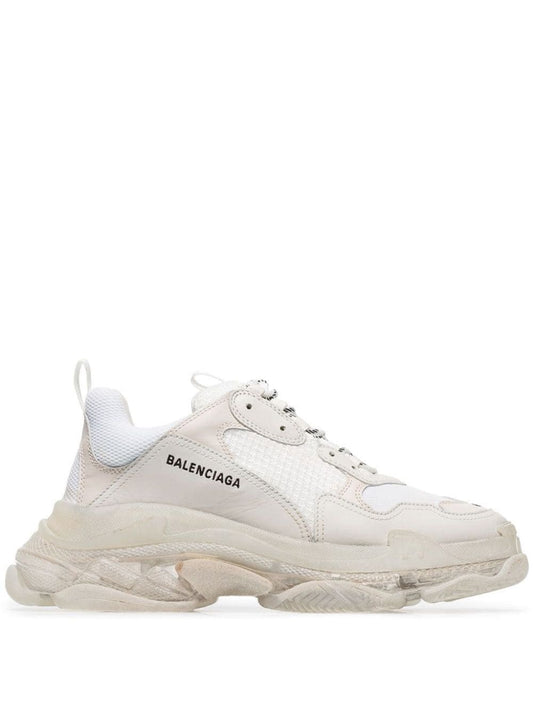 BALENCIAGA TRIPLE S CLEAR SOLE WHITE FOR HER