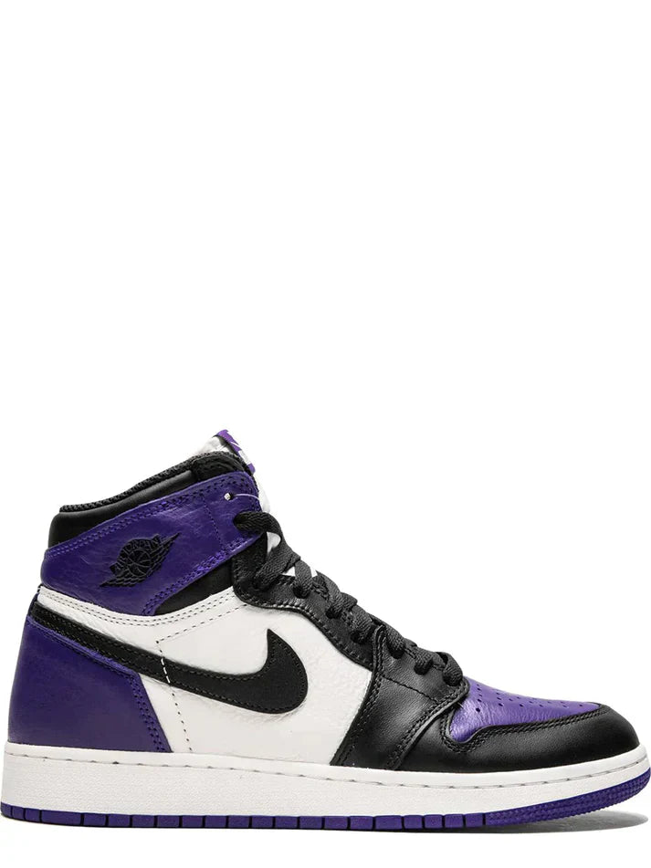 JORDAN RETRO 1 HIGH COURT PURPLE LEATHER SEMI UA