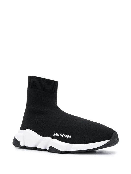 BALENCIAGA SPEED TRAINER BLACK WHITE
