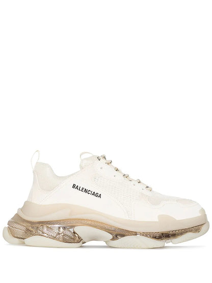 BALENCIAGA TRIPLE S CLEAR SOLE BEIGE