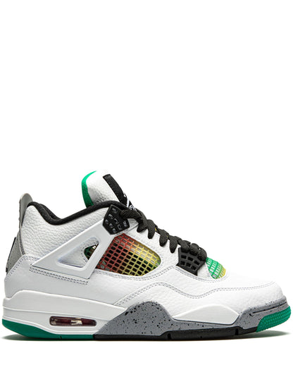 JORDAN RETRO 4 RASTA LUCID GREEN