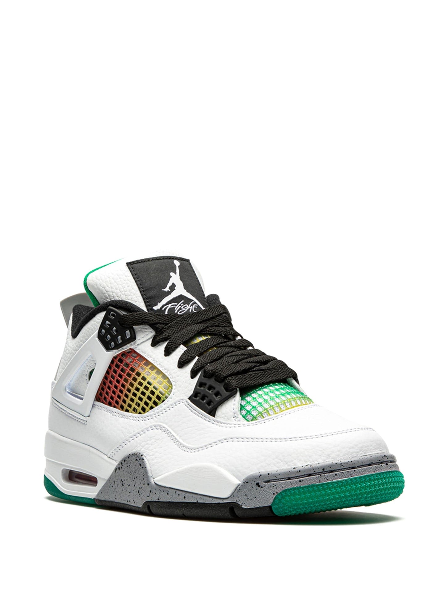 JORDAN RETRO 4 RASTA LUCID GREEN