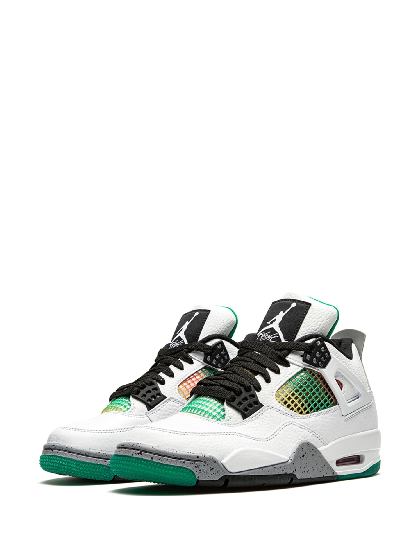 JORDAN RETRO 4 RASTA LUCID GREEN