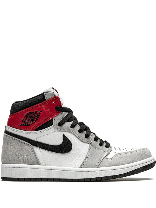 JORDAN RETRO 1 HIGH SMOKE GREY RED