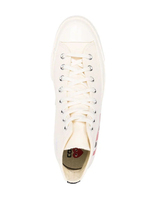 CONVERSE X COMME DES GAR ONS PLAY WHITE