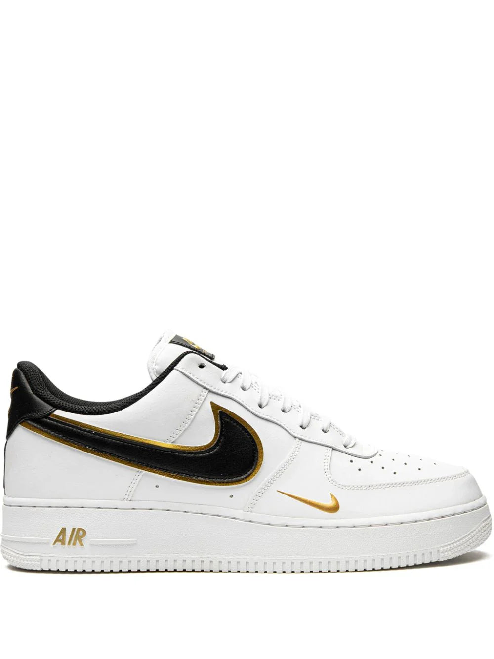 AIRFORCE 1 WHITE GOLD MINI SWOOSH