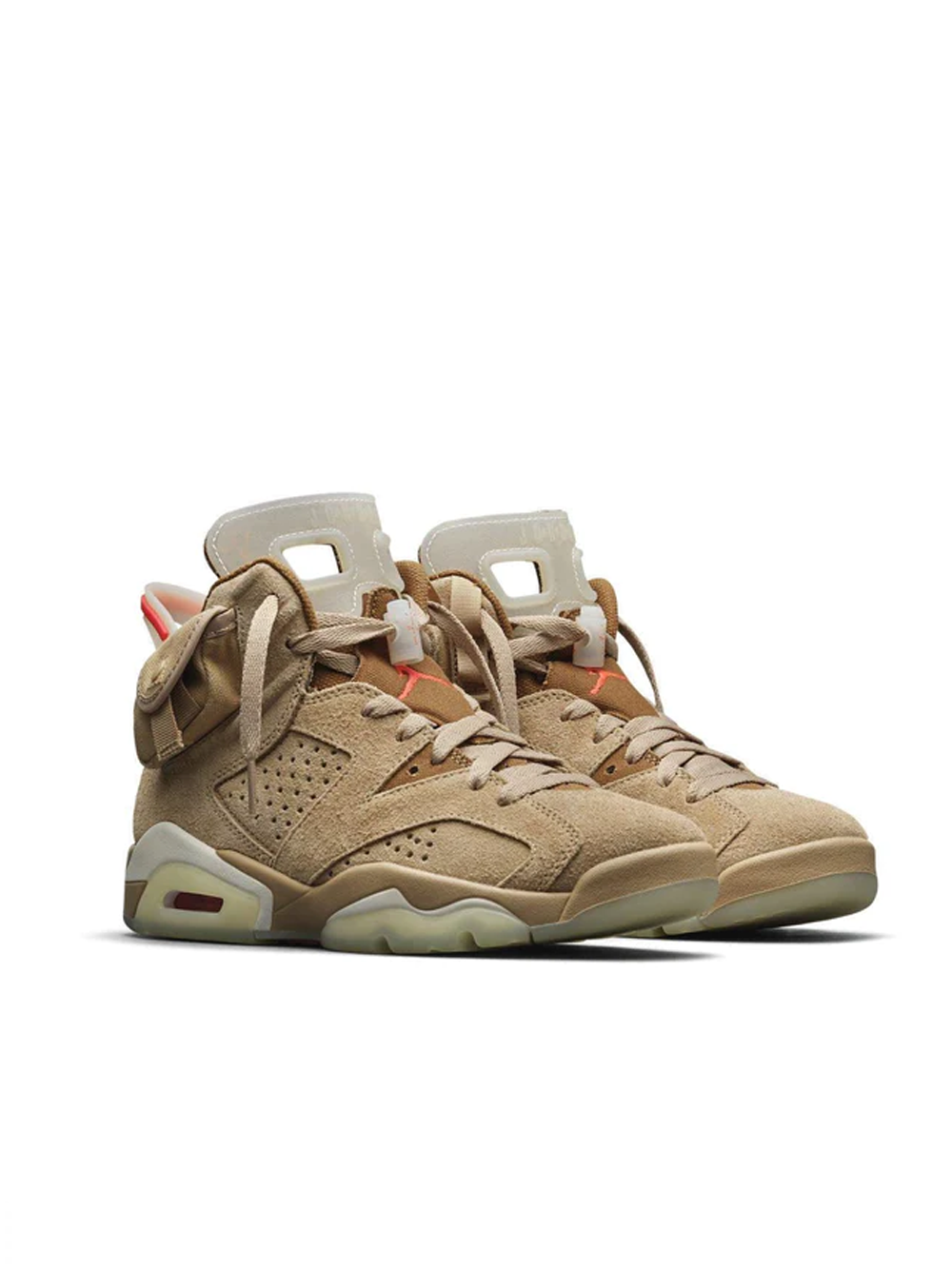 NIKE AIR JORDAN RETRO 6 X TRAVIS SCOTT BRITISH KHAKI