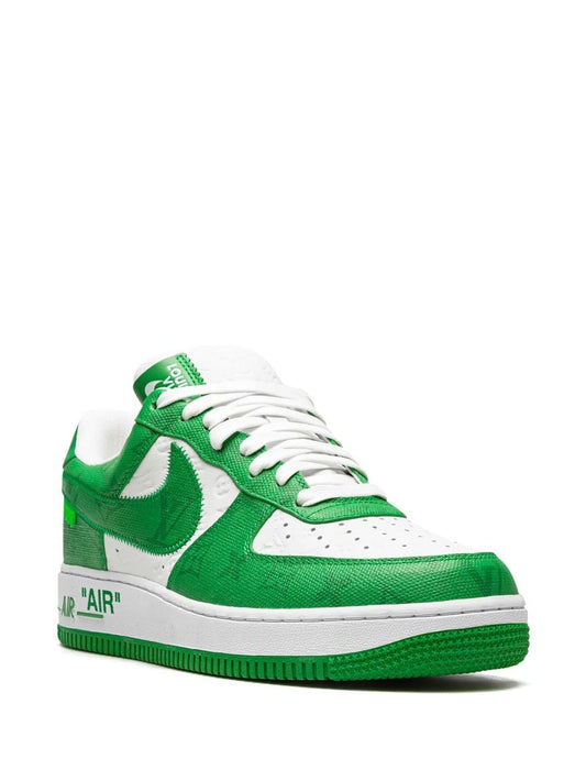 LOUIS VUITTON X NIKE AIRFORCE 1 LOW WHITE GREEN