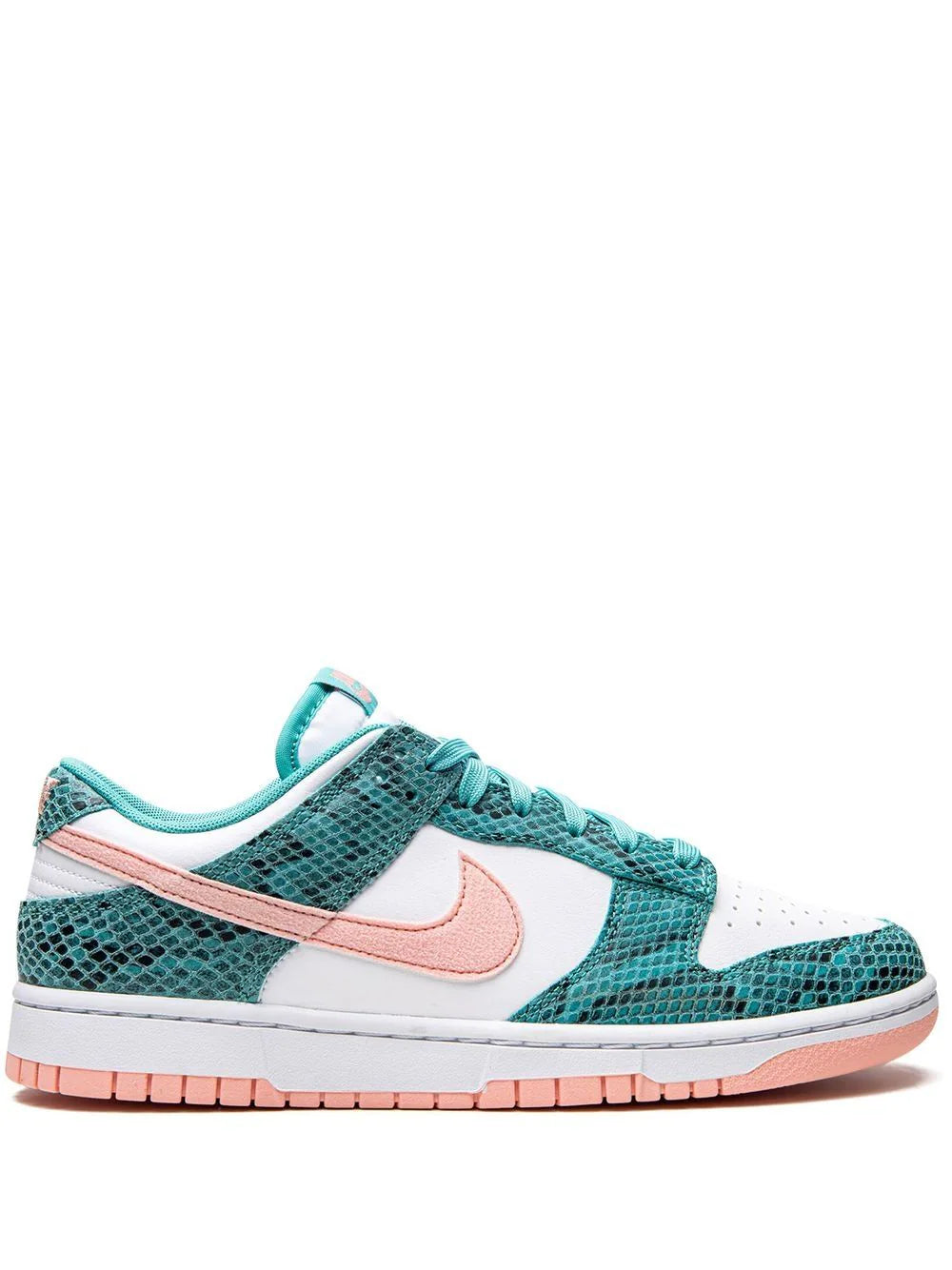NIKE DUNK LOW WASHED TEAL SNAKE SKIN