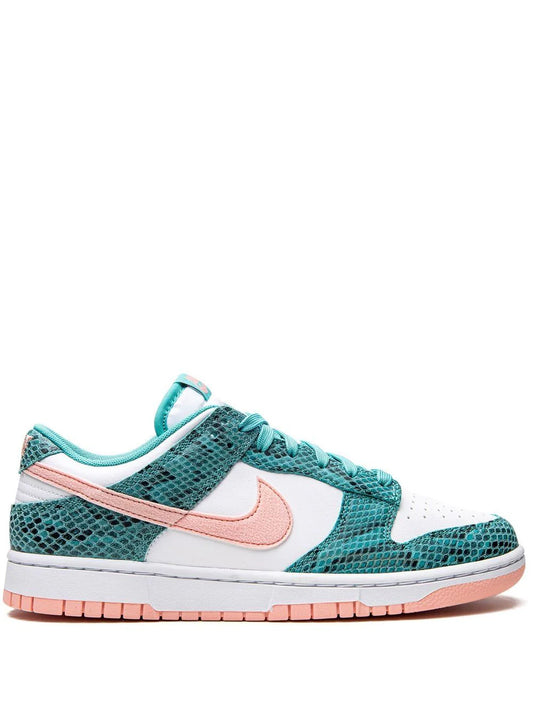 NIKE DUNK LOW WASHED TEAL SNAKE SKIN