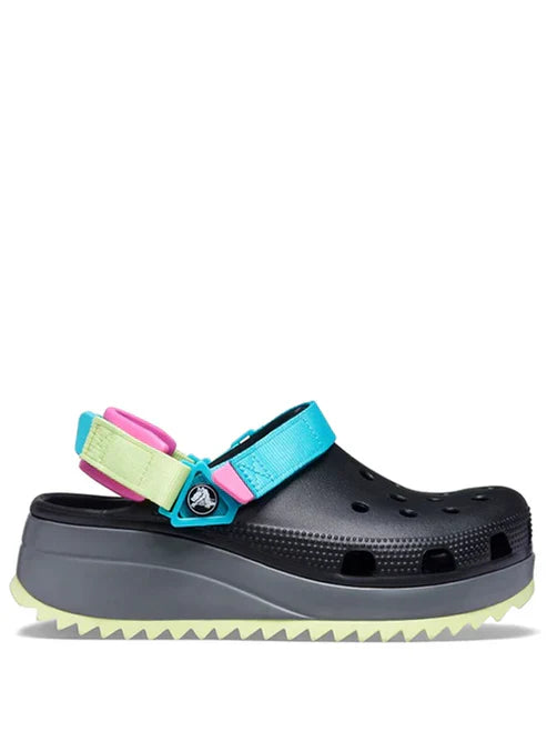 CROCSS CLASSIC HIKER CLOGS BLACK MULTI