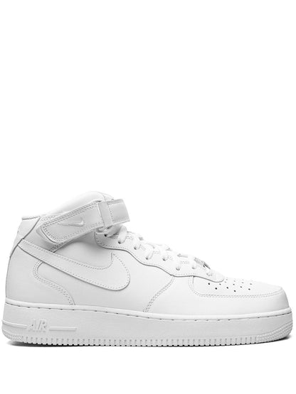 NIKE AIRFORCE LONG MID LEATHER WHITE
