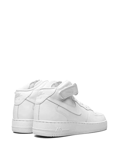 NIKE AIRFORCE LONG MID LEATHER WHITE