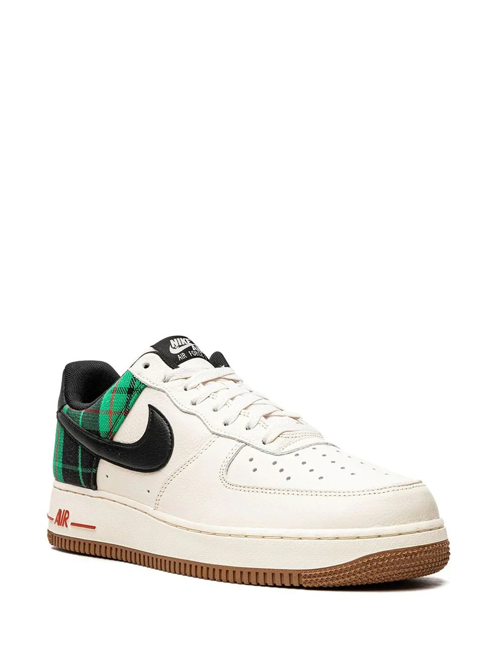 AIRFORCE 1 LOW 07 LX PLAID PALE IVORY STADIUM GREEN