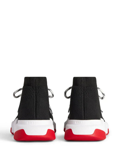 BALENCIAGA SPEED TRAINER 2 BLACK WHITE AND RED