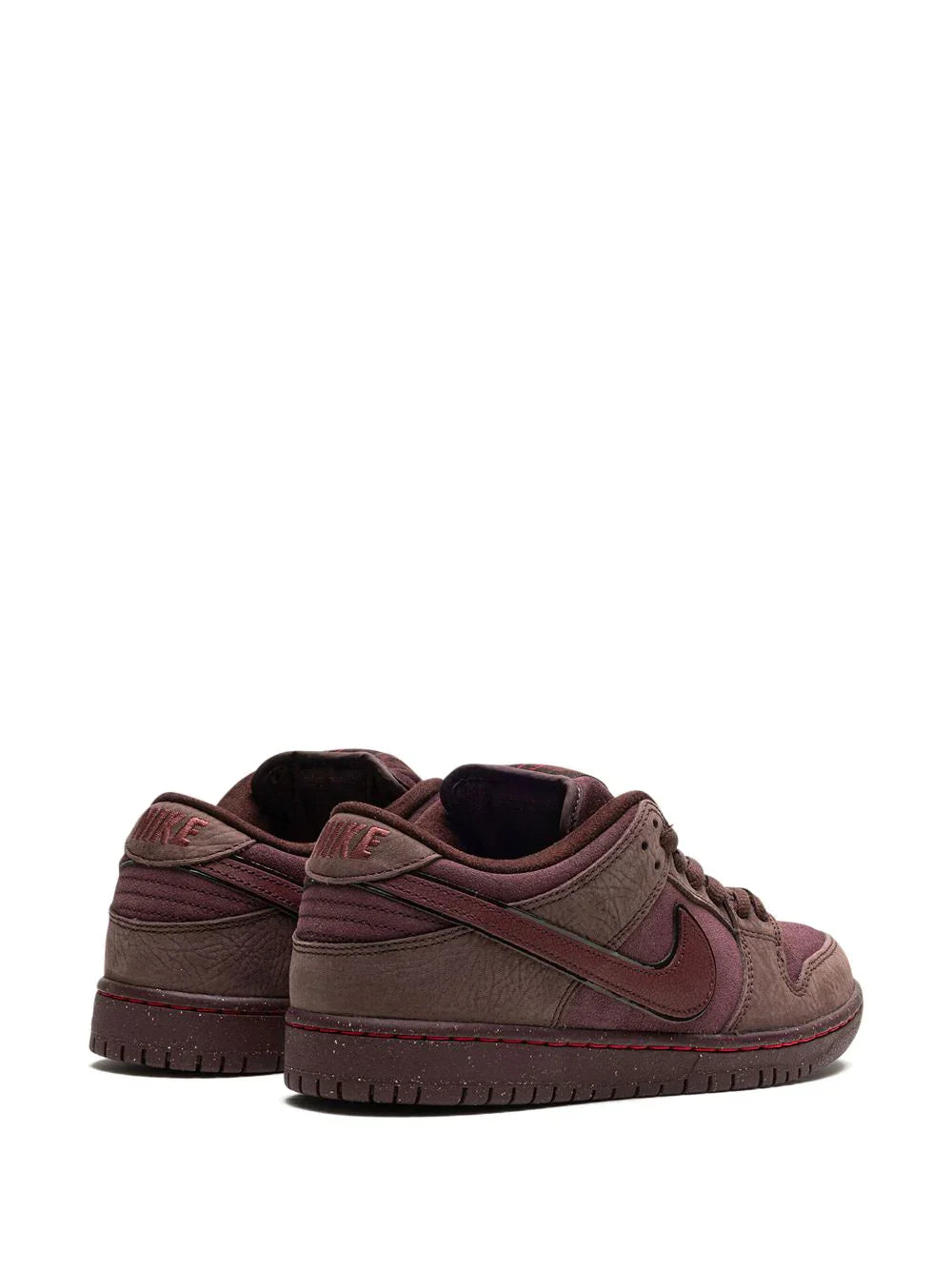 NIKEE SB DUNK LOW CITY OF LOVE BURGUNDY CRUSH