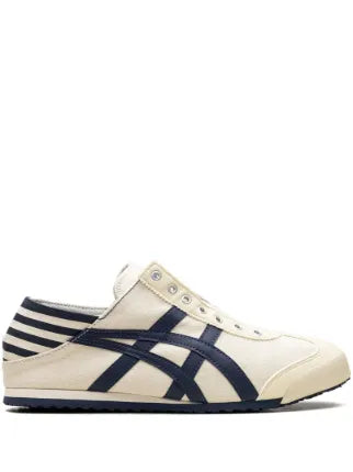 ONITSUKA TIGER SLIP ON PARATY BEIGE NAVY